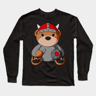 Viking Teddy Bear Long Sleeve T-Shirt